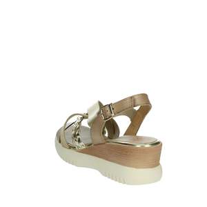 Sandalo con Zeppa da Donna Porronet 7040 Taupe - Product Image 2