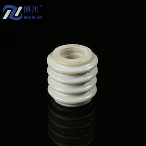 Aislador de piezas de cerámica de esteatita esmaltada resistente al calor personalizado - Product Image 2