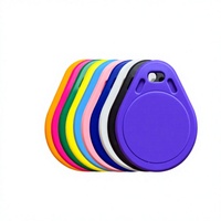 Porte-clés IC à boucle n°3 en stock usine, type ultrasonique KF17B, contrôle d'accès Fudan RF pour communautés résidentielles, fabriqué en Chine