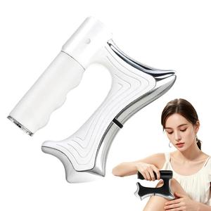 0728 Pistola de Masaje Vibratoria Recargable con Diseño Curvo, Ligera, de ABS + Zinc, Compacta, para Músculos - Product Image 2