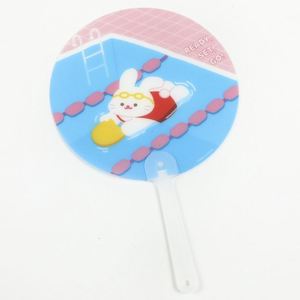 Customized Printed logo Music Festival Promotional <b>Hand</b> <b>Fan</b> PP Plastic Cartoon <b>Hand</b> <b>Fan</b> for Wedding - Product Image 4