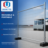 Clôture temporaire en métal thermolaqué, couleur personnalisée, panneau portable avec base amovible pour événements, fournie directement par l'usine
