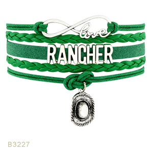 Câu cá kiểm lâm người làm vườn công viên nông dân xe tải săn bắn <span class=keywords><strong>coppersmith</strong></span> Quản Gia hướng dẫn du lịch trang trại cô gái Vòng tay thời trang quyến rũ đồ trang sức - Product Image 3