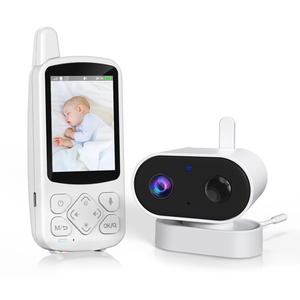Cámara Espía <span class=keywords><strong>con</strong></span> Monitor para Bebés, Visión Nocturna, Audio Bidireccional, Detección de Llanto, Resolución 720P, Detección de Movimiento, Compatible <span class=keywords><strong>con</strong></span> Cámaras Duales - Product Image 1