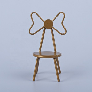 Nouveau design 1:12 maison de poupée bricolage <span class=keywords><strong>cabane</strong></span> mini modèle OB11 scène accessoires chaise papillon - Product Image 2