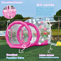 Le plus populaire en 2025 gonflable Igloo neige maison dôme tente sautant château plein d'entrain Transparent gonflable bulle maison ballon