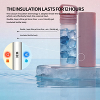 Bingzhen – Bouteille isotherme portable en gros pour boissons chaudes et froides, type compresses magiques coréennes et japonaises, tasse à glace