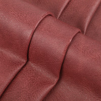 Vente en gros de matériel en cuir végétalien personnalisé Rouleau de tissu en polyester recyclé PU Faux cuir pour chapeaux