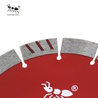 LITTLE ANT Lame de scie circulaire diamantée OEM industrielle, pressée à chaud, blanche, 230 mm (9 pouces), pour meuleuse d'angle, pour la découpe de granit et de pierre