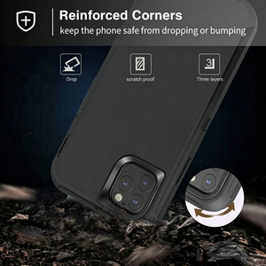 Funda Protectora Resistente a Impactos para Teléfono, 3 en 1, Carcasa Protectora Resistente para <span class=keywords><strong>Iphone</strong></span> 17 Pro Max 16 15 14 13 12 - Product Image 4