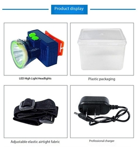 Lampe frontale de plongée à double batterie au lithium, ultra longue autonomie, lampe frontale de pêche, lumière puissante, ultra brillante, lampe frontale à fixation sur la tête - Product Image 6