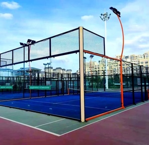 Terrain de tennis de haute qualité avec tente en PVC imperméable et durable pour événements sportifs en plein air, terrain de padel panoramique, terrains de padel professionnels - Product Image 1