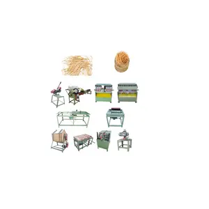 Commercial Used Price Wood Tooth Picks Maker Manufacturing Processing Production Line Wooden Toothpick Making Machine For Sale