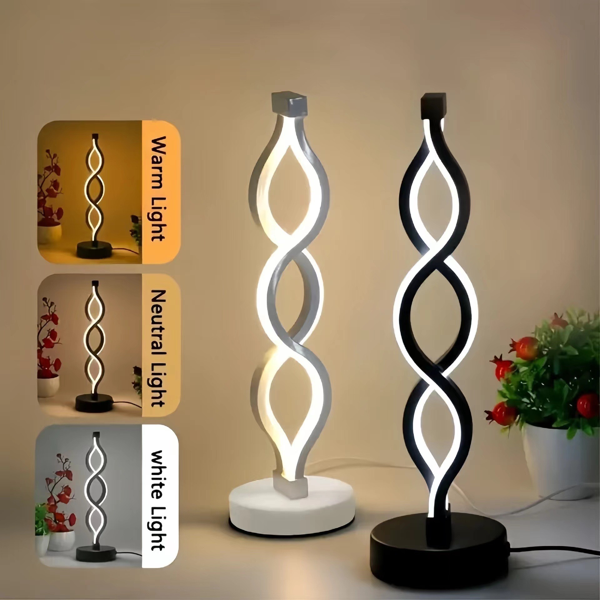 Modern Design Home Room Decoration USB Plug in Creative Warm Light House Decorative Table Lamp Unique Led Desk Night Lamp