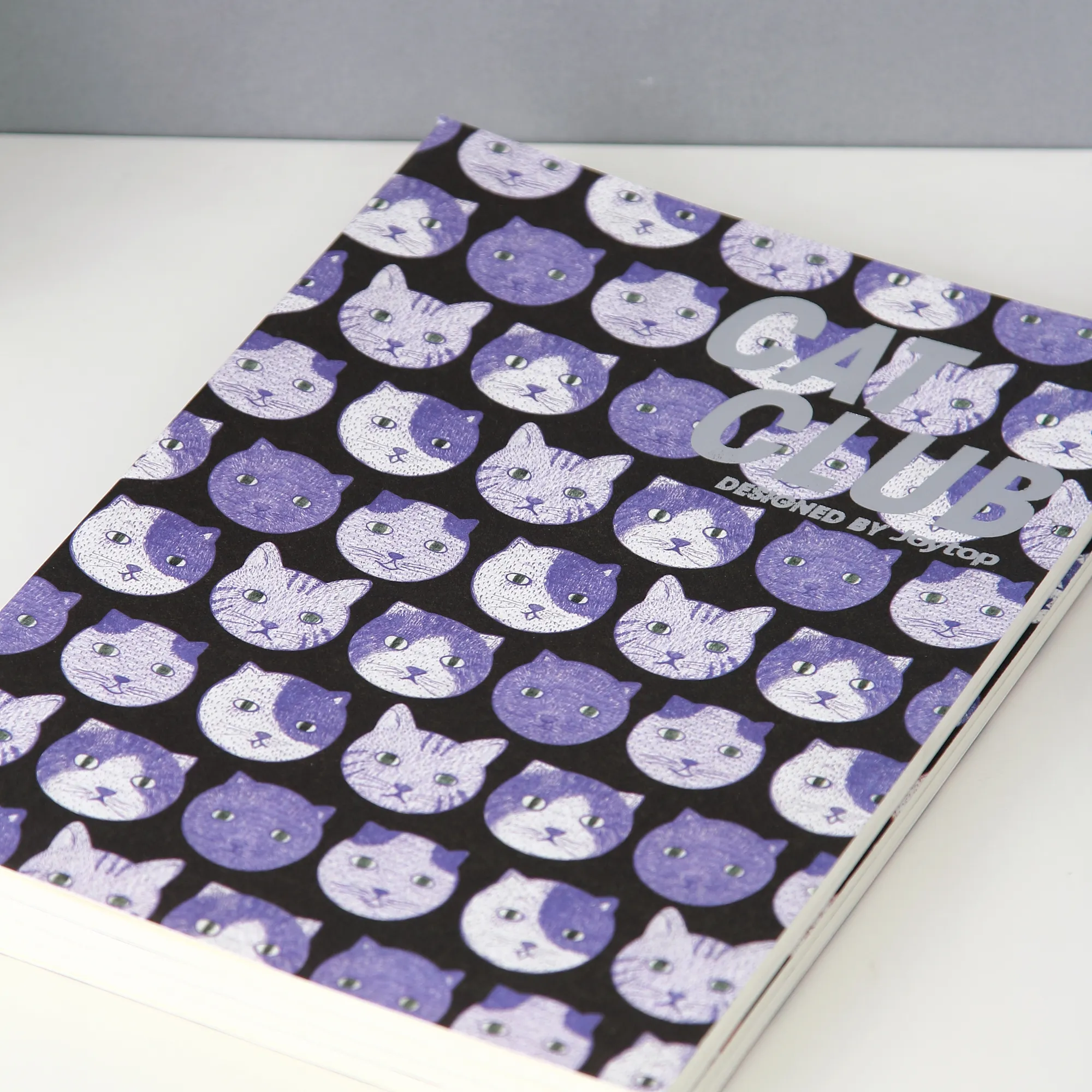 Custom B5 48pages cat club line book Thread stitching notebook