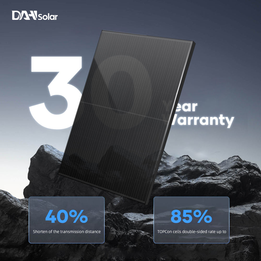 DAH Solar DHN-54R20/DG(BB) Double Glass PV Module 182mm 450W-470W