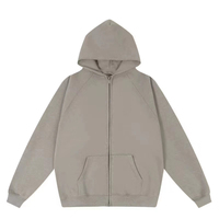 22SS F0G Zip-Up Hoodies E22ENTIAL Print logo Tren Fashion Katun Hoodie Berkualitas Tinggi Sweatshirt