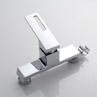 Ensemble de pulvérisateur de bidet mural chaud/froid, pistolet de toilette à double commande avec valve en laiton pour l'hygiène et le nettoyage de la salle de bain