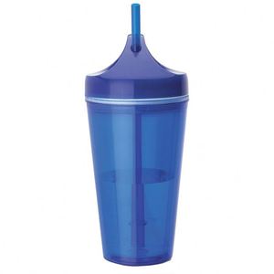 Hot Sales 16oz <b>Double</b> <b>Wall</b> Acrylic Tumbler with Straw - Product Image 2