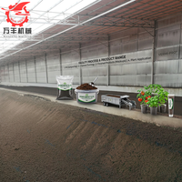 Machine à retourner le compost organique / Machine à retourner le fumier en haies