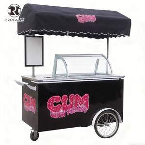 Tricycle électrique mobile de haute qualité <span class=keywords><strong>2026</strong></span> pour la vente de glaces, chariot de nourriture électrique, chariot réfrigéré, chariot à vélo - Product Image 3