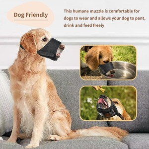 Stoklanan ayarlanabilir namlu kişiselleştirilmiş tüy Anti ısırma çiğneme pet ağız Bib namlu kişiselleştirilmiş tüy koruma katı - Product Image 6