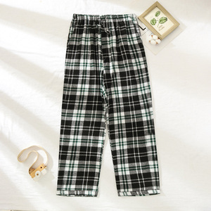 Pantaloni <span class=keywords><strong>Pigiama</strong></span> in Flanella da <span class=keywords><strong>Uomo</strong></span> Natalizi in Cotone Personalizzati <span class=keywords><strong>Pigiama</strong></span> <span class=keywords><strong>Uomo</strong></span> a Quadri Rosso e <span class=keywords><strong>Nero</strong></span> - Product Image 5