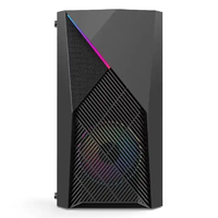 Vente en gros étuis pour ordinateur de jeu COMPUT CASE PC de bureau personnalisé Pc m Atx Fabrication de boîtiers en aluminium blanc