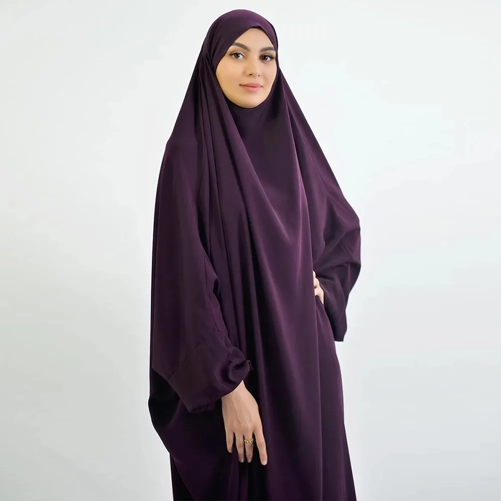 Abaya Islamitische Kleding Niqab Eid Hooded Gebed Kledingstuk Jilbab Abaya Lange Khimar Volledige Cover Ramadan Gown Moslim Vrouwen Hijab Jurk