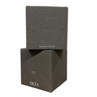 Custom Texture Paper Luxury Biodegradable Recycled Packaging Personalized Gift Embossing Foil for Candle Gift Boxes