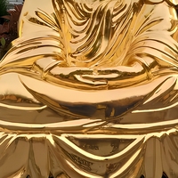 Bande de feuille d'or en laiton H65 H90 ultra-mince 2-4 µm pour la dorure et la décoration des temples et mosquées