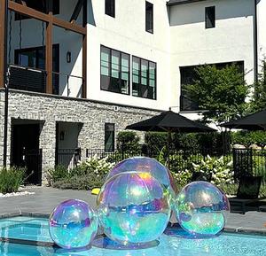 PVC Inflatable <b>Mirror</b> <b>Ball</b> Floating Sphere Balloons for Wedding Party and Promotional Events Decor Customized Fast Shipping Deco - Product Image 6
