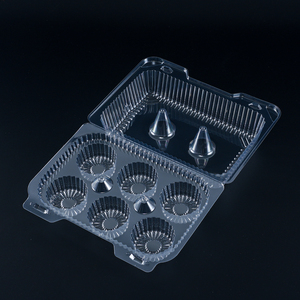 1 2 4 6 12 <strong>Cupcake</strong> Carrier Holders Clear Plastic Blister Cake Clamshell Container Dessert Muffins Packaging <strong>Boxes</strong> - Product Image 2