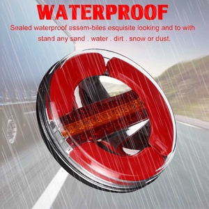 24V LED dynamique remorque camion feu arrière lanternes de frein arrière DRL flux clignotant lampe pour voiture bateau Bus <span class=keywords><strong>caravane</strong></span> camping-car - Product Image 4