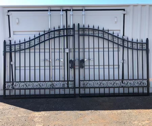 Customizable Iron Home <strong>Gates</strong> Durable Eco-Friendly Galvanized Powder Coated Finish Australia Style Anti-UV Multiple Sizes Houses - Product Image 3