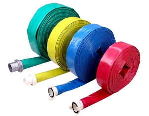 Blue Flexible Light 2 <strong>Inch</strong> Agricultural Irrigation Water Discharge PVC Layflat <strong>Hose</strong> - Product Image 3