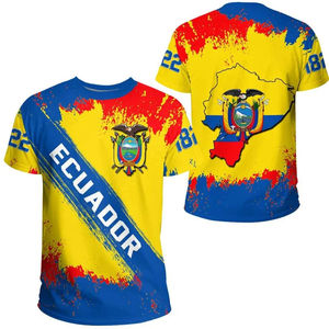 Camiseta Deportiva Elástica <span class=keywords><strong>de</strong></span> Diseño con la Bandera <span class=keywords><strong>de</strong></span> <span class=keywords><strong>Ecuador</strong></span> para Hombre, Venta Directa al por Mayor, Ajuste Delgado, Cómoda para Uso Diario, Envío Directo, Modelo 2026 - Product Image 2