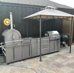 Sang Trọng Patio Ghana Thép Không Gỉ Ngoài Trời Nhà Bếp Ý Tưởng Thép 304 Ngoài Trời Nhà Bếp Đảo - Product Image 2