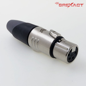 Connecteur XLR 4 broches femelle pour câble de microphone à souder - Product Image 1