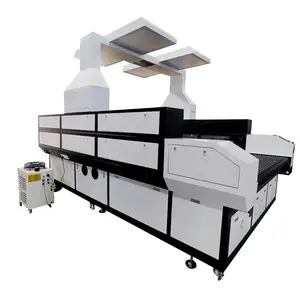 Máquina cortadora de prendas láser CO2 de alta precisión, 130W/150W, tela de alimentación automática, CNC, CCD, banco para Metal y formato AI