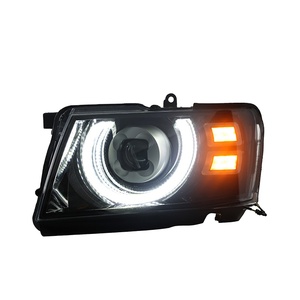 Conjunto de Faros Delanteros Modificados para Patrol Y61 05-22, Luz Diurna LED, Señal de Giro, Lente Láser, 12V, Faros LED de 12V para 05- - Product Image 4