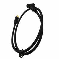 Prise femelle de montage sur panneau personnalisée Type C mâle usb 3.1 câble d'extension Type C avec vis