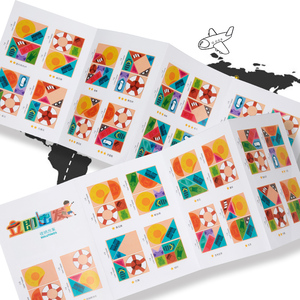 Jeu éducatif multifonctionnel en bois créatif pour enfants : cartes à perforer et jeu d'association pour l'apprentissage précoce et la formation cognitive - Product Image 6