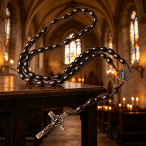 Rosarios de la Legión María para mujer, caja de rosarios al por mayor, collar de oración verde, mini rosario que brilla en la oscuridad, cuentas de rosario religiosas al por mayor, católicas - Product Image 1
