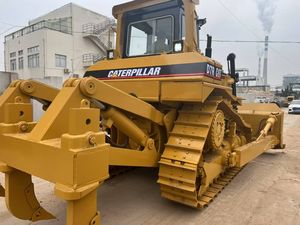Topadora de orugas CAT D7R de segunda mano con desgarrador de un solo diente, bulldozer Caterpillar duradero para movimiento de tierras en la construcción de canteras - Product Image 2