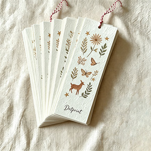 Marcapáginas de Papel con Semillas Impresas Personalizadas, Semillas de Flores Silvestres Integradas, Ecológico, Marcapáginas de Papel con Semillas Troqueladas - Product Image 4
