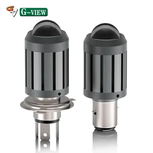 Gview motosiklet aydınlatma sistemleri H4 BA20D LED ışık motosiklet LED far için LED ışık motosiklet LED far