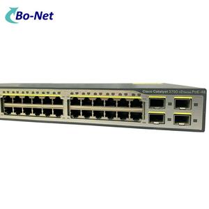 Sử dụng 100M PoE Thiết bị chuyển mạch WS-C3750V2-48PS-S quản lý mạng chuyển đổi vượt qua kiểm tra trong kho - Product Image 2