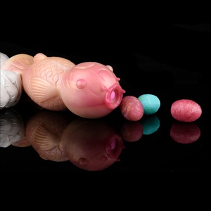 Nuevo Juguete Sexual Anal con Forma de Pez, Tapón Anal de Silicona de Fantasía, Dildo Ovipositor con Huevos, Juguete Ovipositor para Juegos Sexuales para Adultos - Product Image 6