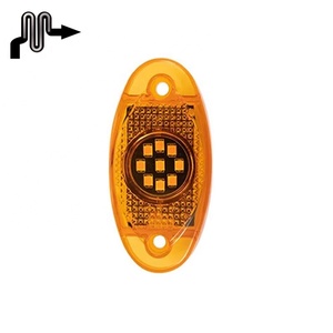 Macon New 9LED Flash Light para chasis de coche, camión, remolque, motocicleta todoterreno, atmósfera <span class=keywords><strong>modificada</strong></span>, 12V/24V, rejilla de luz - Product Image 2